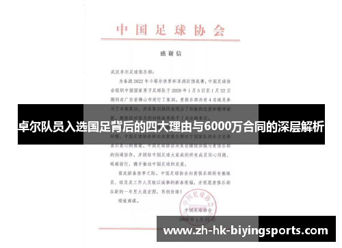 卓尔队员入选国足背后的四大理由与6000万合同的深层解析