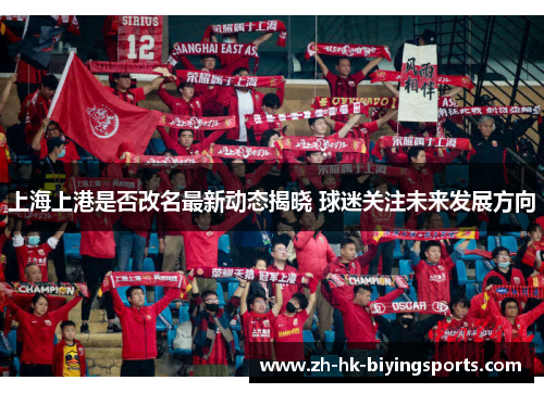上海上港是否改名最新动态揭晓 球迷关注未来发展方向